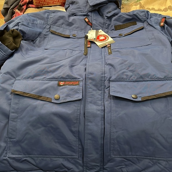 Canada Weather Gear Men's 4-Pocket Northern Night Hooded Parka/NWT/XL - Picture 6 of 14